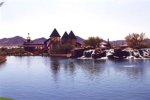 View from across the lake