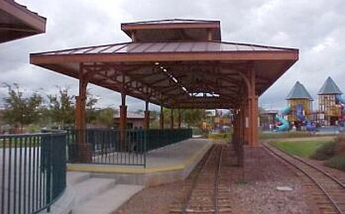 Side View of Platform