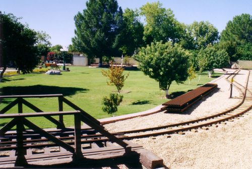 View from behind the trestle