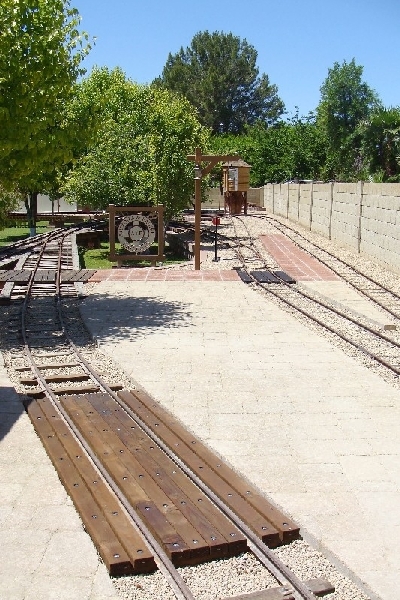 New wooden walkway